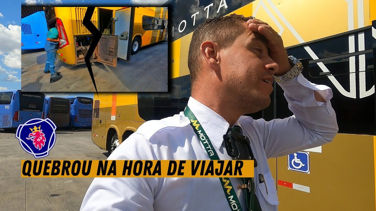 O Scania quebrou na hora de viajar!