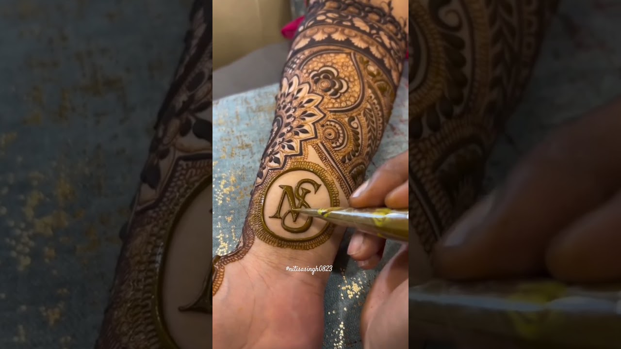 Likh Ke Mehndi Se Sajna Ka Nam ❤️NS❤️ #viral #trending #shorts #mehndi #mehndidesign #ytshorts #fyp