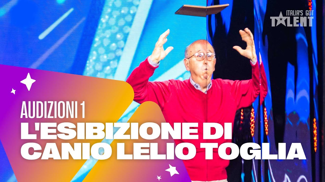 Canio 👷🏻‍♂️ l'ingegnere che fa magie con lo specchio a Italia's Got Talent