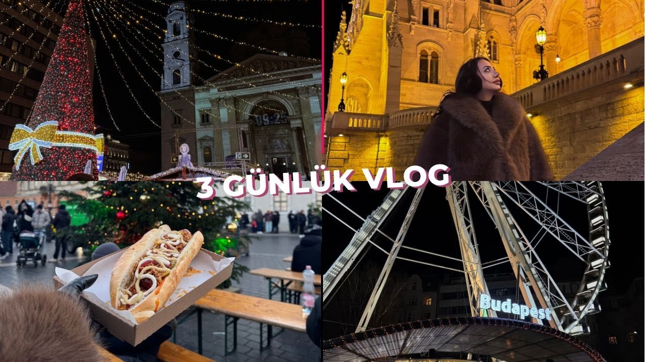 ARTIK BURALARDAYIM | özleştik.. üç günlük vlog, budapeşte, christmas market