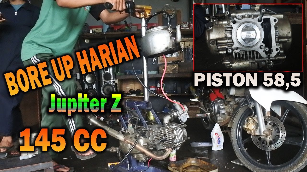 BORE UP Jupiter Z 145 CC (PISTON 58,5) Harian AUTO LIARR ‼