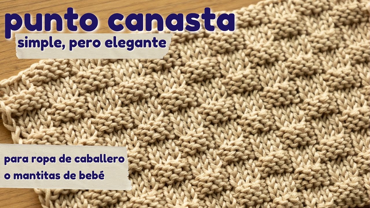 №221 🧶 punto a dos agujas fácil y elegante ✨