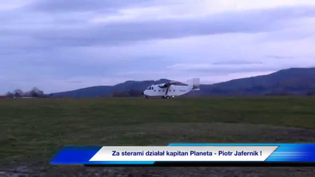 Orzeł z Alaski wylądował Skyvanem w Bielsku-Białej. 06.11.2014