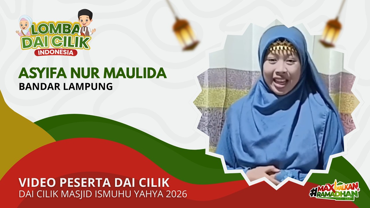 Asyifa Nur Maulida | Dai Cilik Masjid Ismuhu Yahya 2026