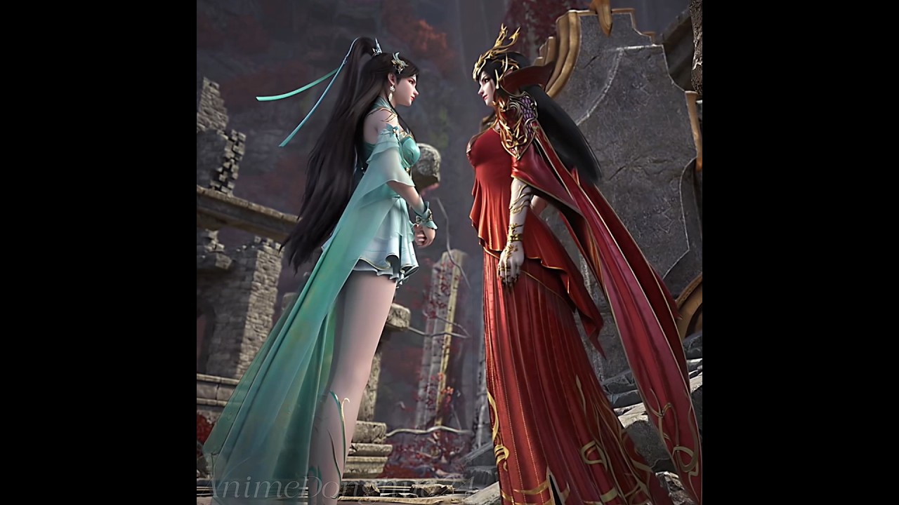 [BTTH] The first meeting of two love rivals - Queen Medusa meet Xun'er for the first time