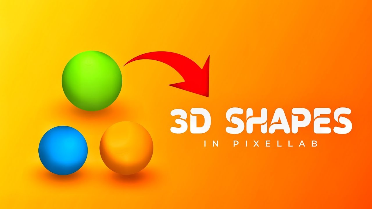 Pixellab Tutorial - How to create 3D Shapes in Pixellab || 3D Shape Effect #pixellabtutorial