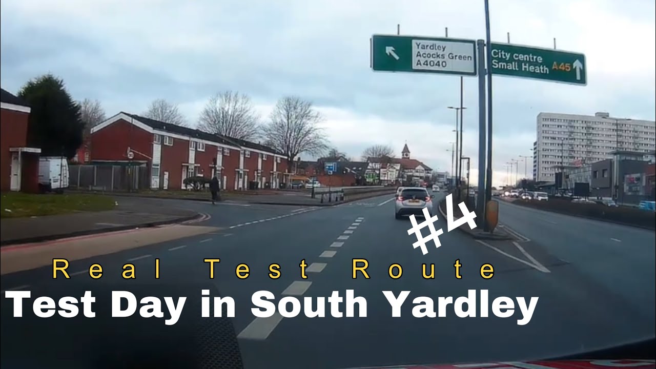 Test Day in South Yardley Driving test Centre | Driving Skills #route4