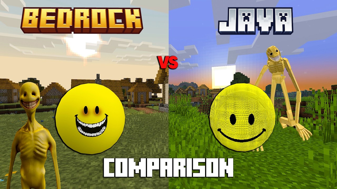 VERITY Bedrock vs Java Comparison (minecraft mod)