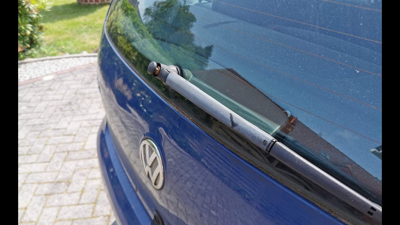 VW Fox- Austausch Wischerarm - Heckscheibe (change rear wiper arm)