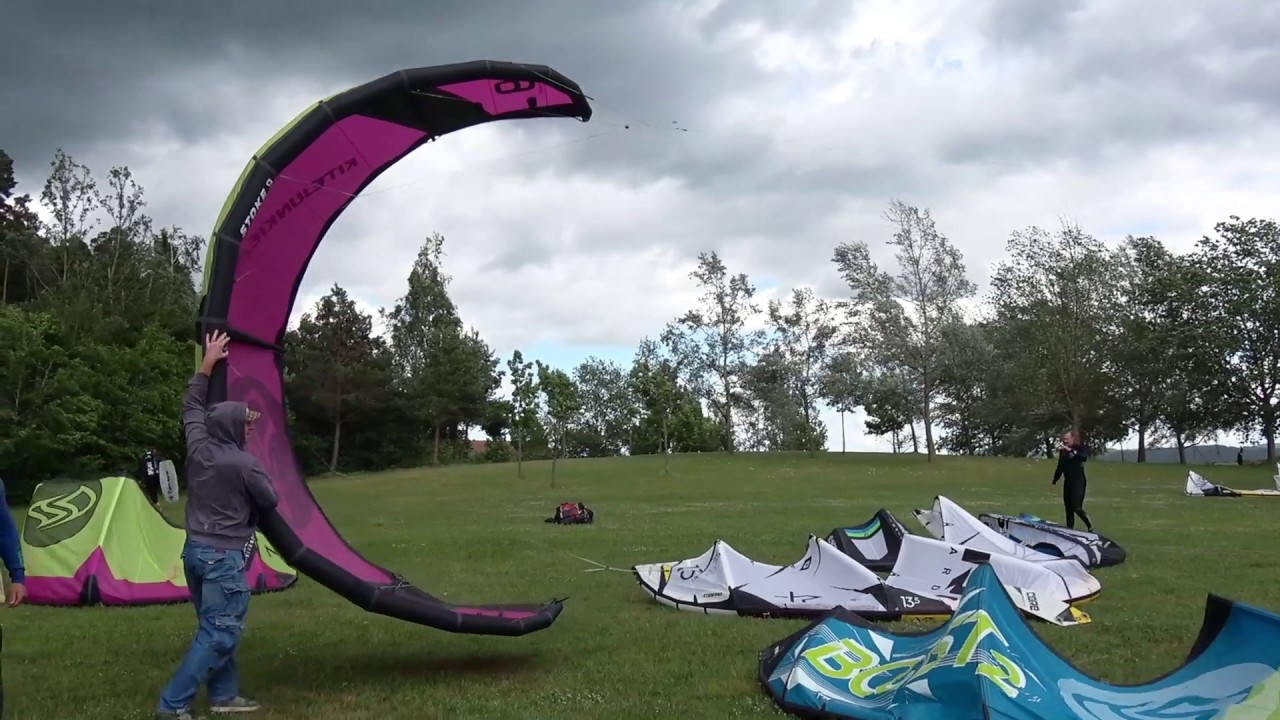 Kiting-Benny windy days with Flysurfer Stoke and Sonic 2