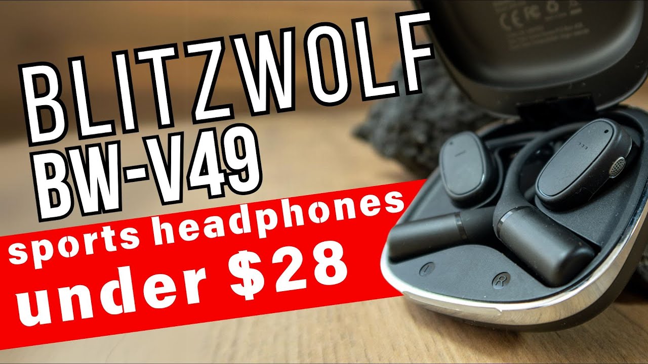 Cool sports headphones for pennies - BlitzWolf BW V49-English dubbing