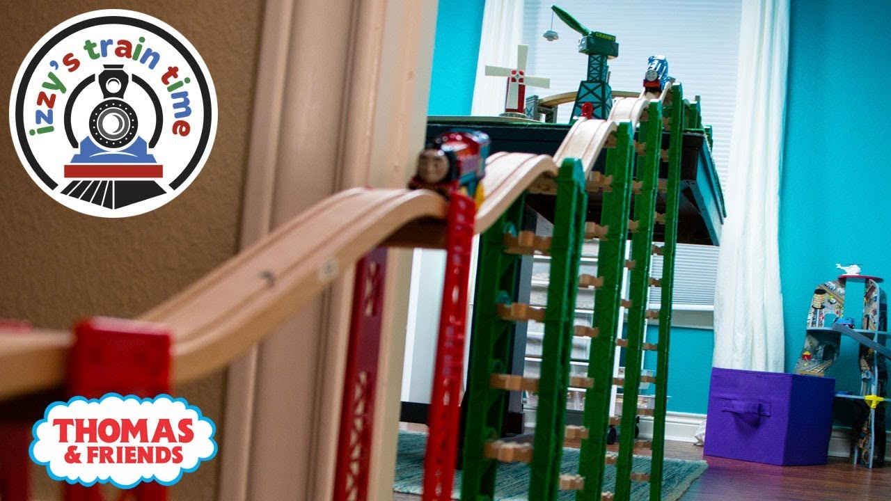 Thomas and Friends | Thomas Train and Brio MASSIVE Table to Floor Track! Fun Toy Trains for Kids