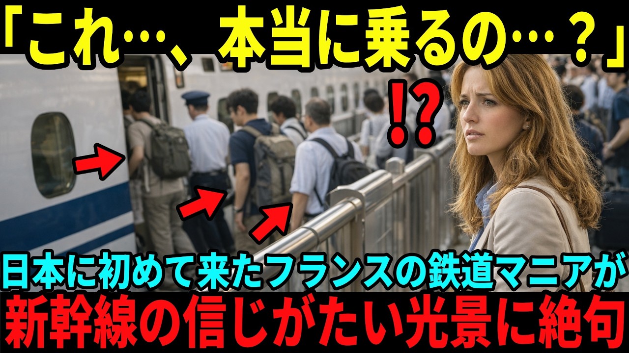 【海外の反応】「これで本当に先進国ですか？」フランスの鉄道マニアが日本の新幹線で目にした光景に絶句した理由