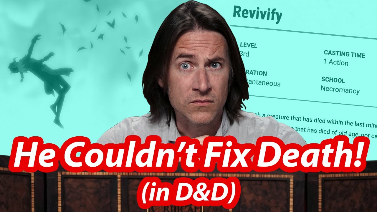 How Matt Mercer Tried to Make Death Matter in D&D (and Why He Failed)