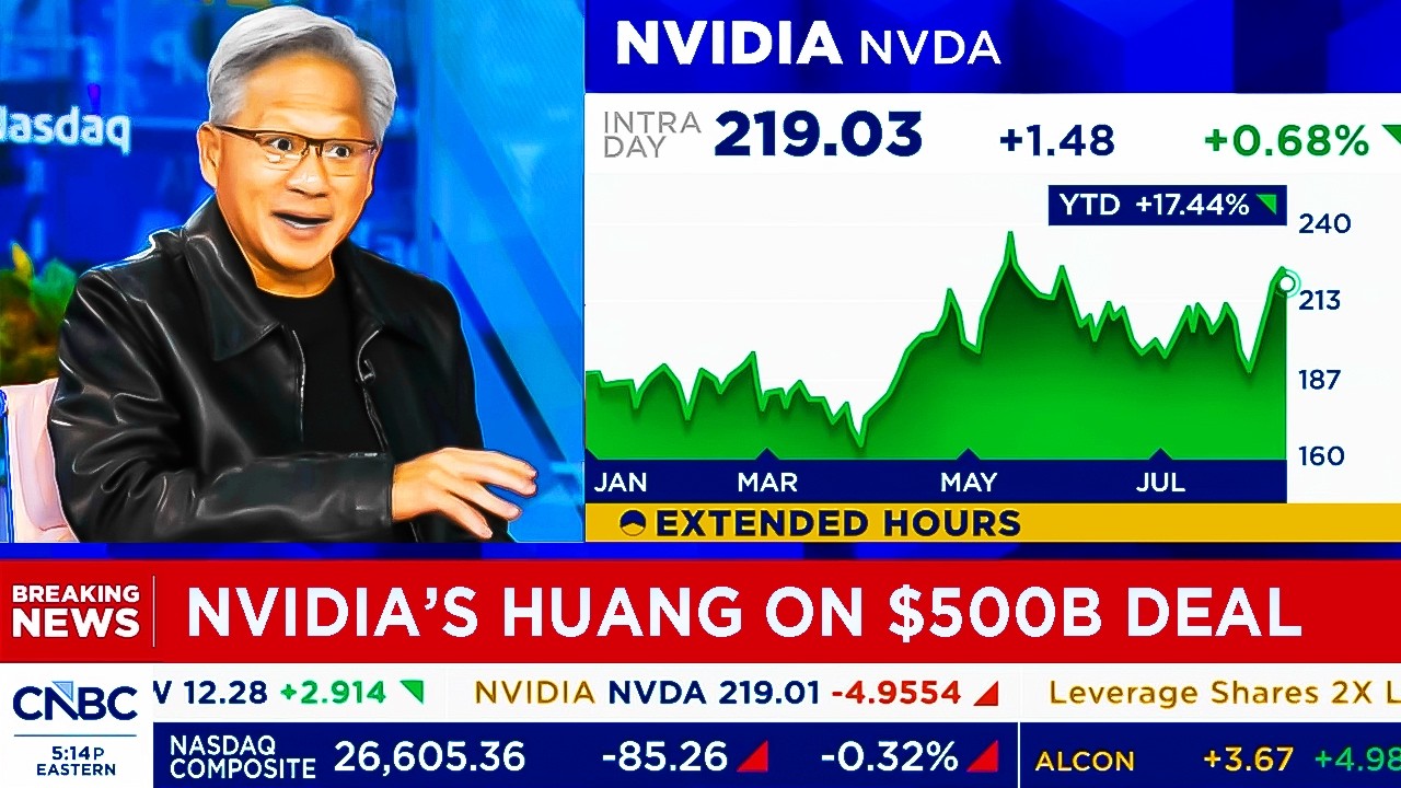 Дженсен Хуанг из NVIDIA и партнеры сегодня о партнерстве NVIDIA на $500 млрд, Micron, SK Hynix &mdash; ...