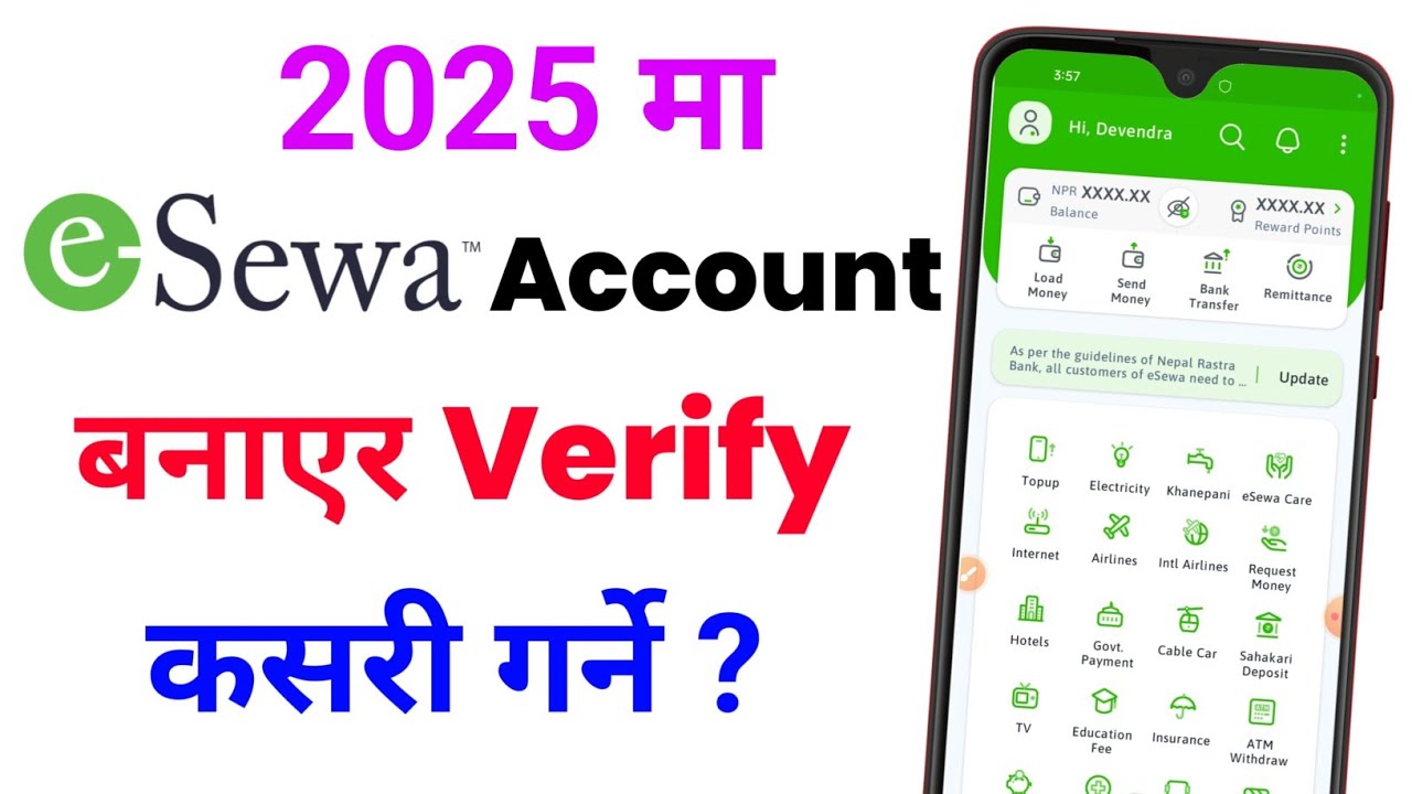 How to create and verify esewa account | esewa account kasari banaune | esewa kyc verification ?