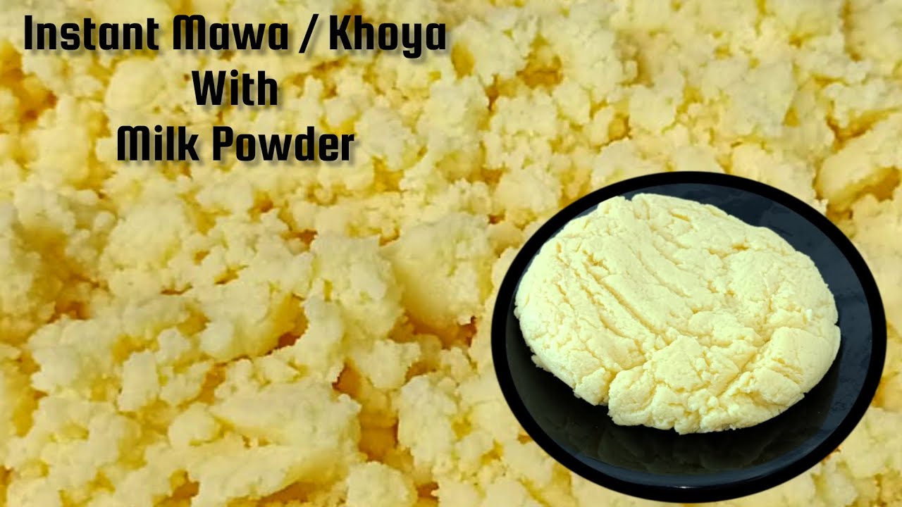 Instant Mawa / Khoya with Milk Powder || Quick recipe