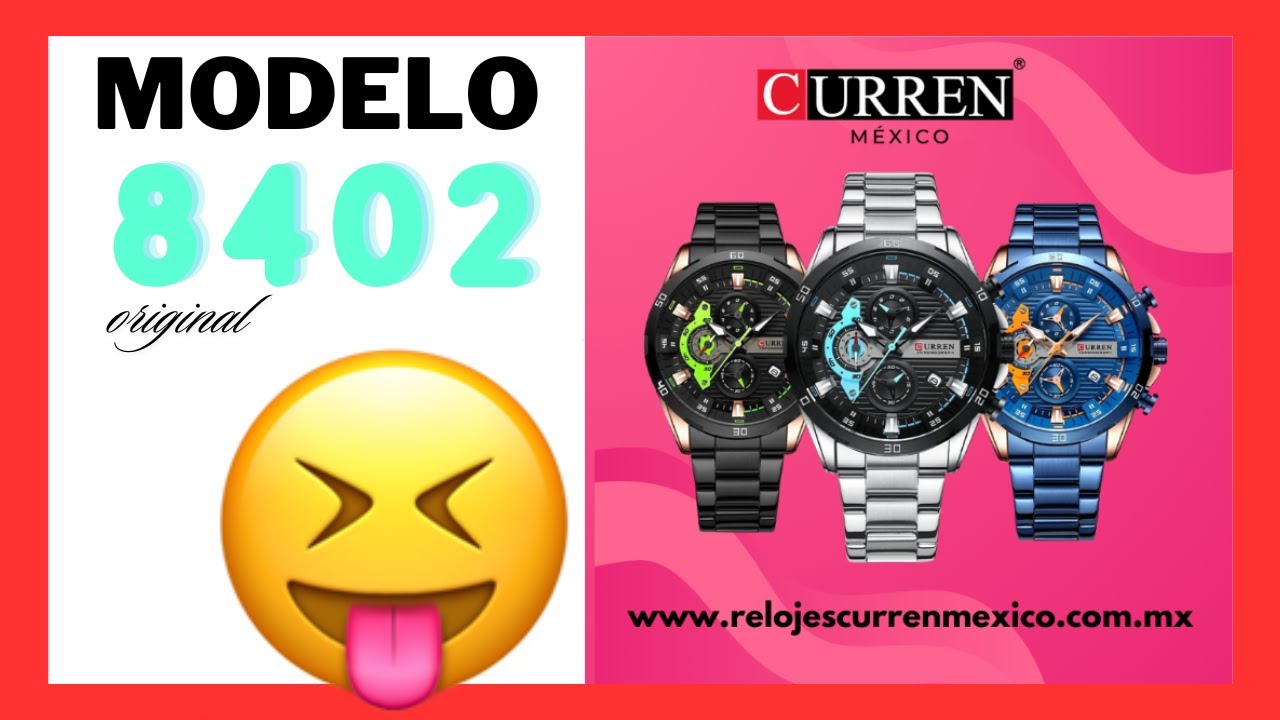 🔍 Explora el Curren 8402: El Cronógrafo que Marca la Diferencia