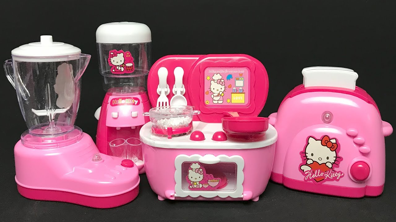Hello Kitty Mini Kitchen Set Satisfying with Unboxing Compilation Toys ASMR