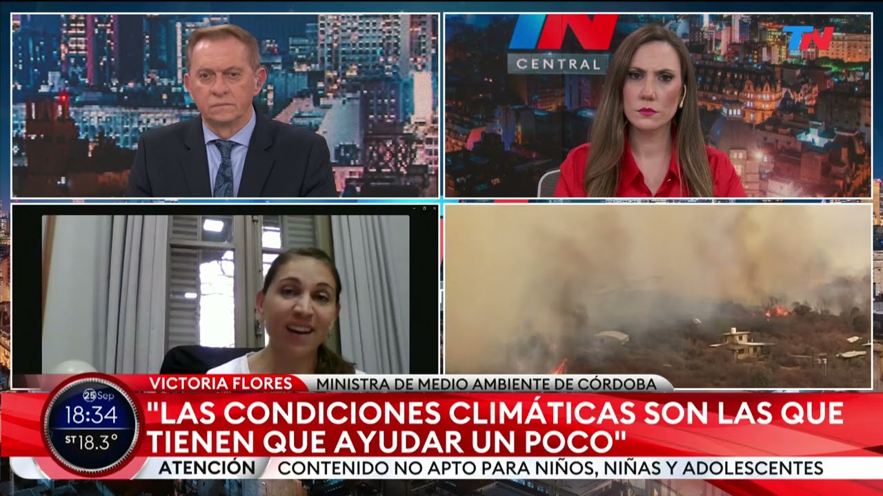 INCENDIOS EN CÓRDOBA I El fuego dio tregua y la situación está más controlada