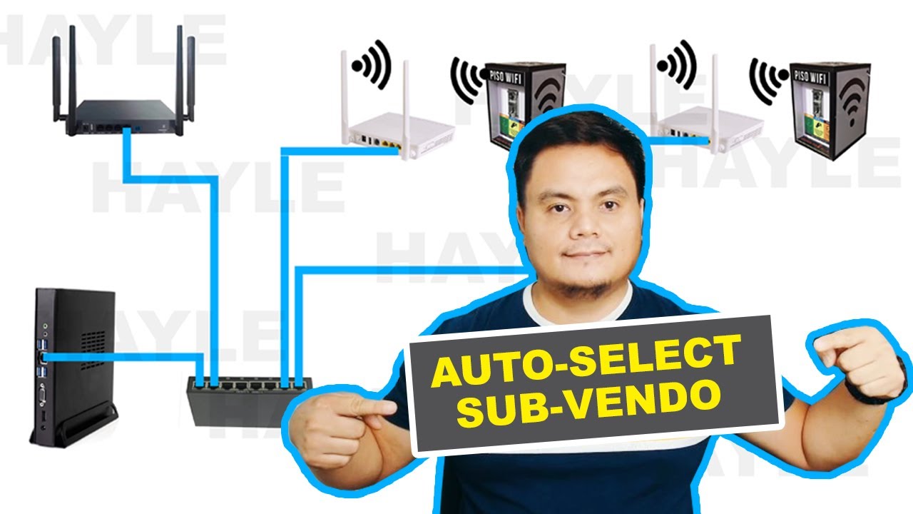 Pisowifi Auto-Select Vendo Set-up ng Wifi5 Software | HAY LE COMWORKS V.2