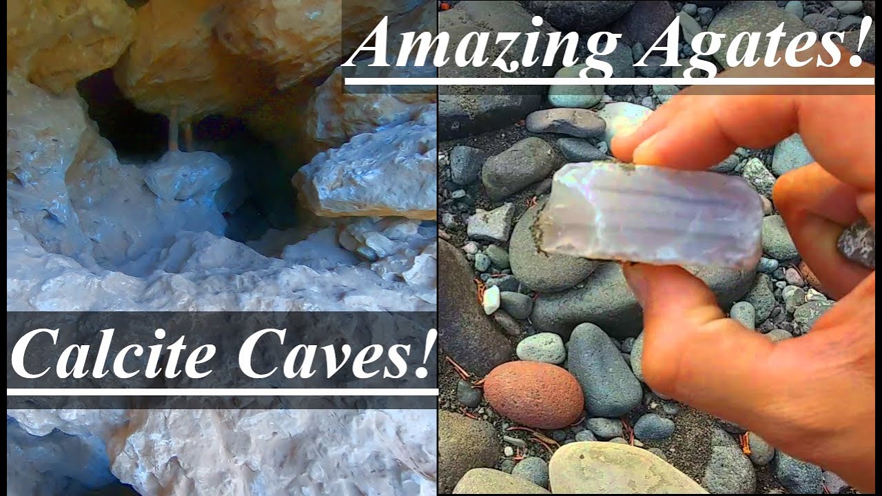 ROCKHOUNDING ROAD TRIP!: DAY 5, Yellow Calcite CAVES and Surprise AGATES!