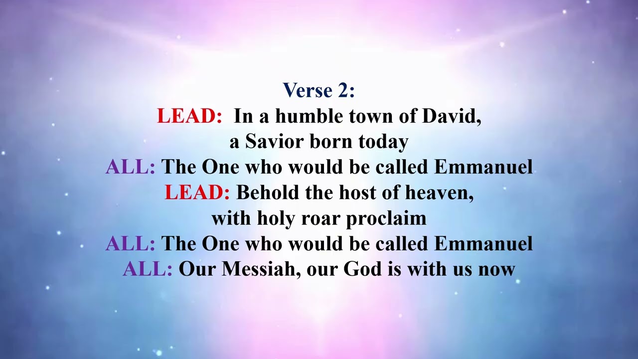 HOLY FOREVER (CHRISTMAS) with O COME LET US ADORE HIM