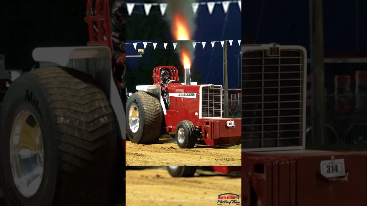 INSANE IH 1206 Pro Stock Tractor!! 🔥🔊 #tractorpulling #IH1206