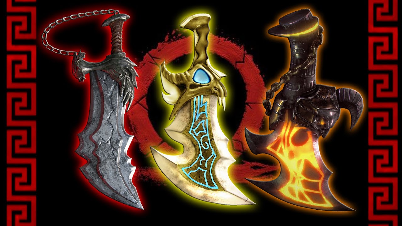 CUAL DE LAS ESPADAS DE KRATOS SON MAS PODEROSAS? - MaxiLunaPMY