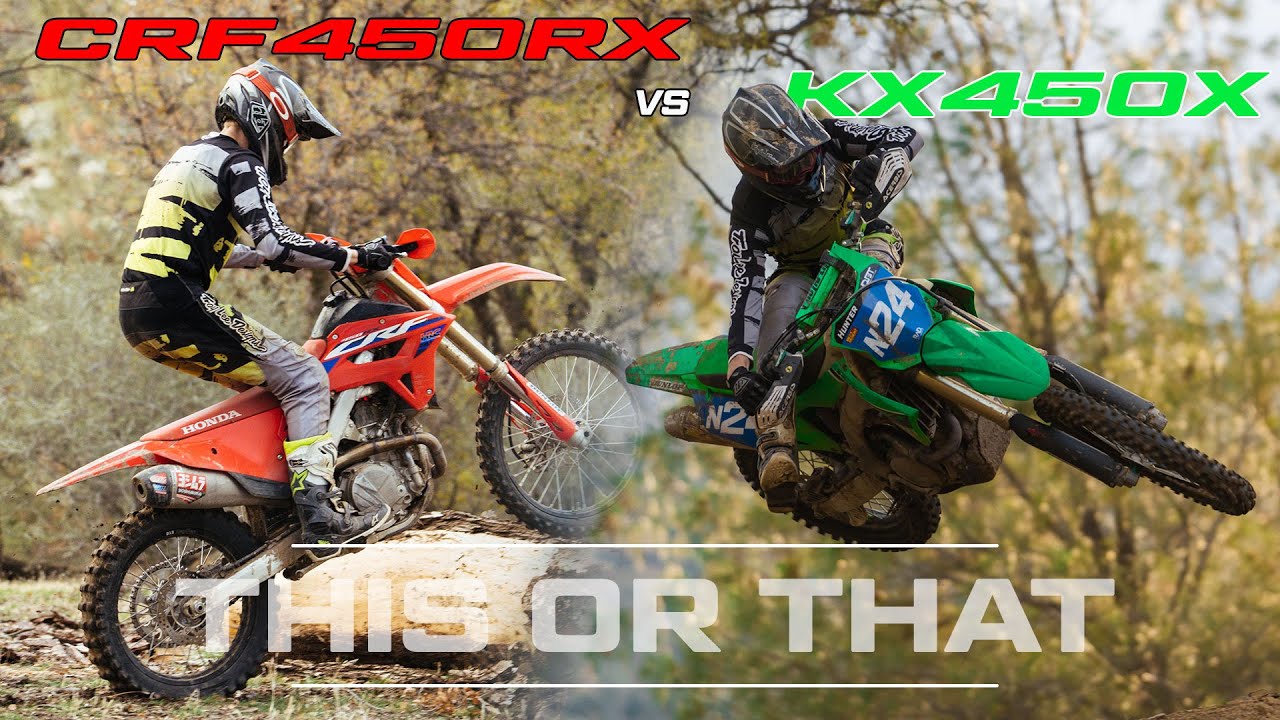CRF450RX против KX450X: какой велосипед лучше? Тест кроссового мотоцикла