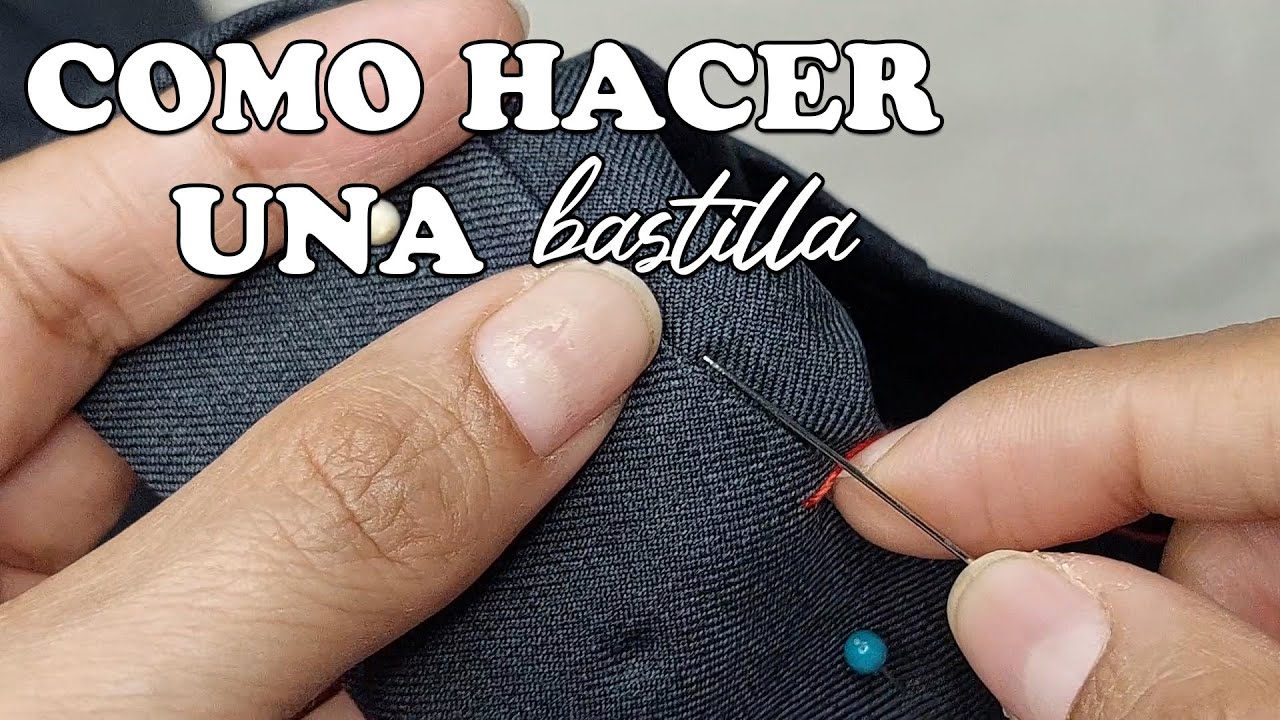 Como hacer una Bastilla o Dobladillo - Arregla tu Ropa!