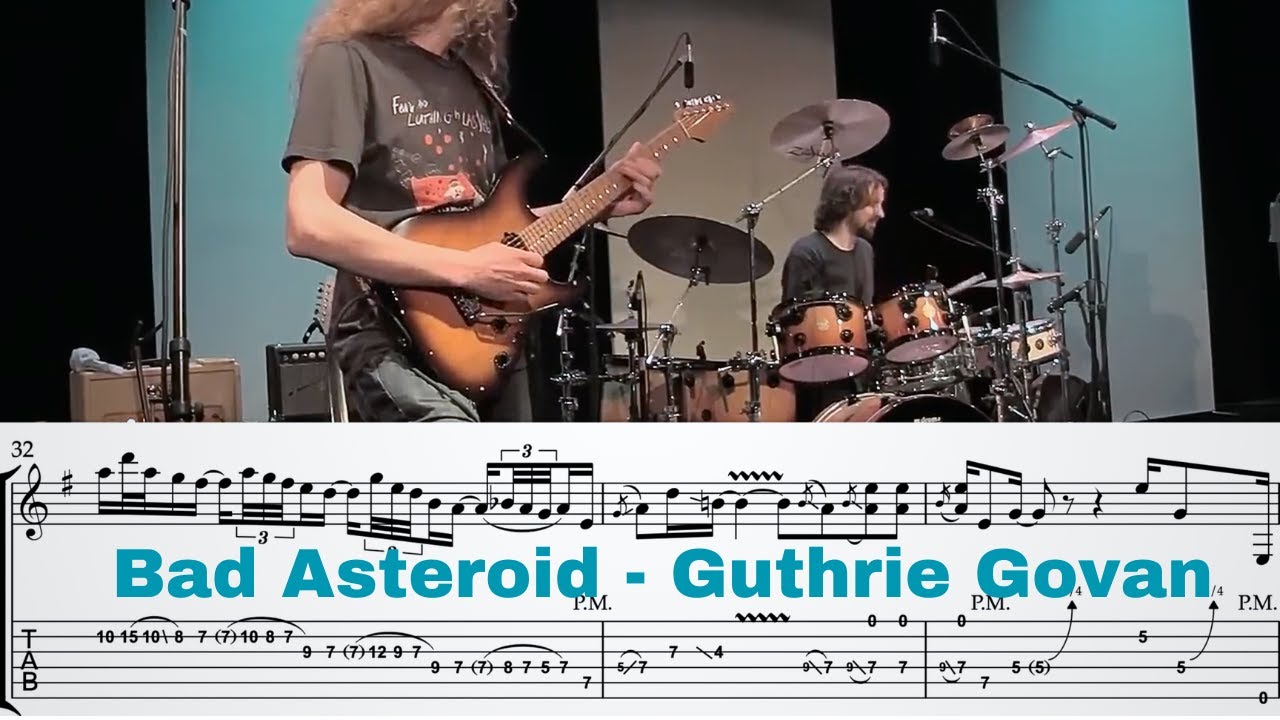 What planet is this guitar player from?!?! Bad Asteroid (Live) - Guthrie Govan