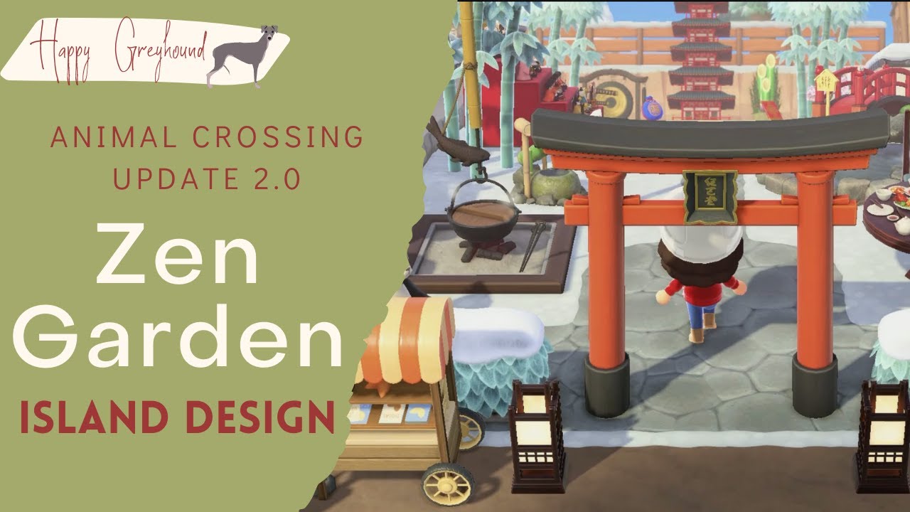 Zen Garden - Animal Crossing Island Design- Speed Build- Gameplay No Commentary