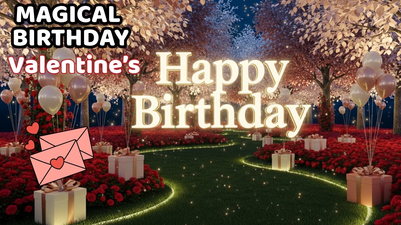 💌Happy Birthday Message 💖A Valentine’s Inspired Moment Just for You