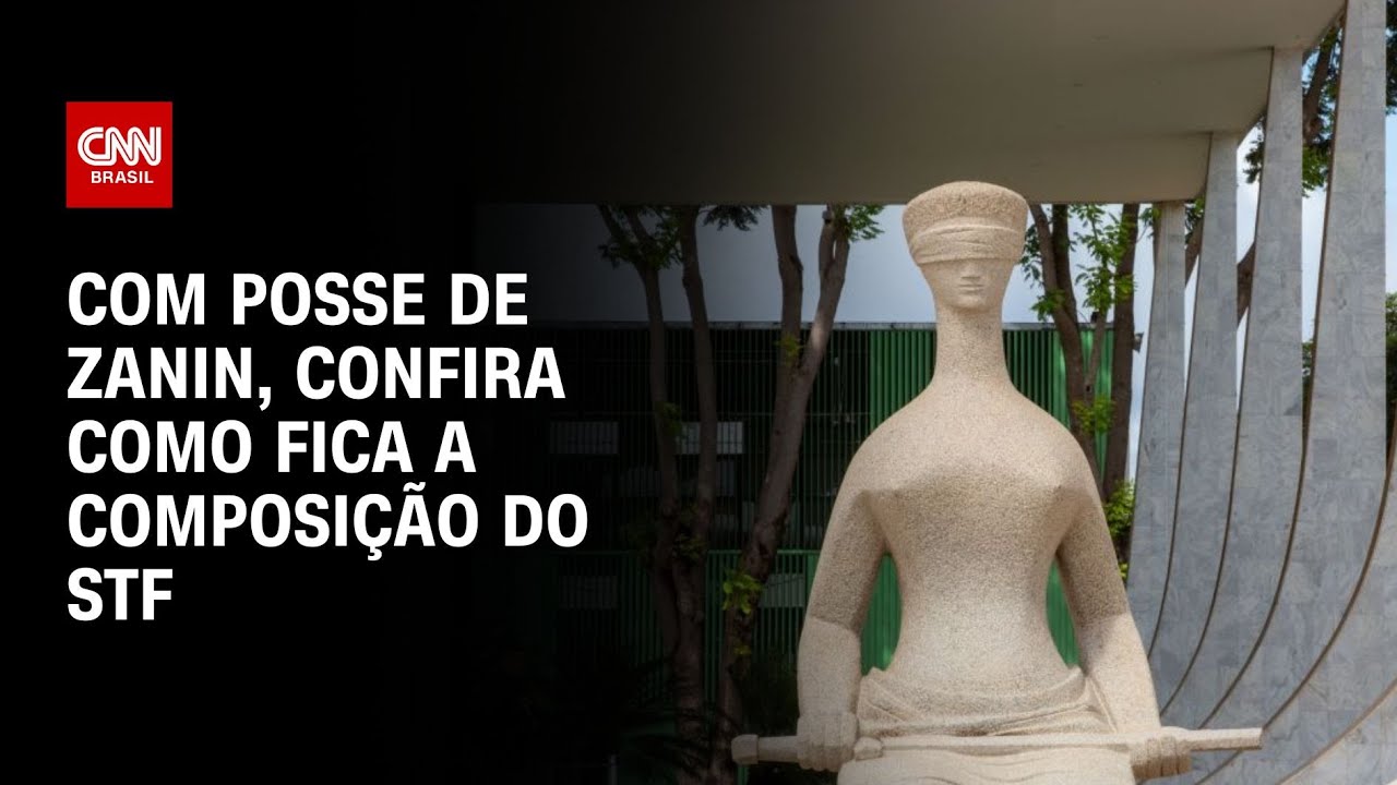 Com posse de Zanin, confira como fica a composição do STF | LIVE CNN