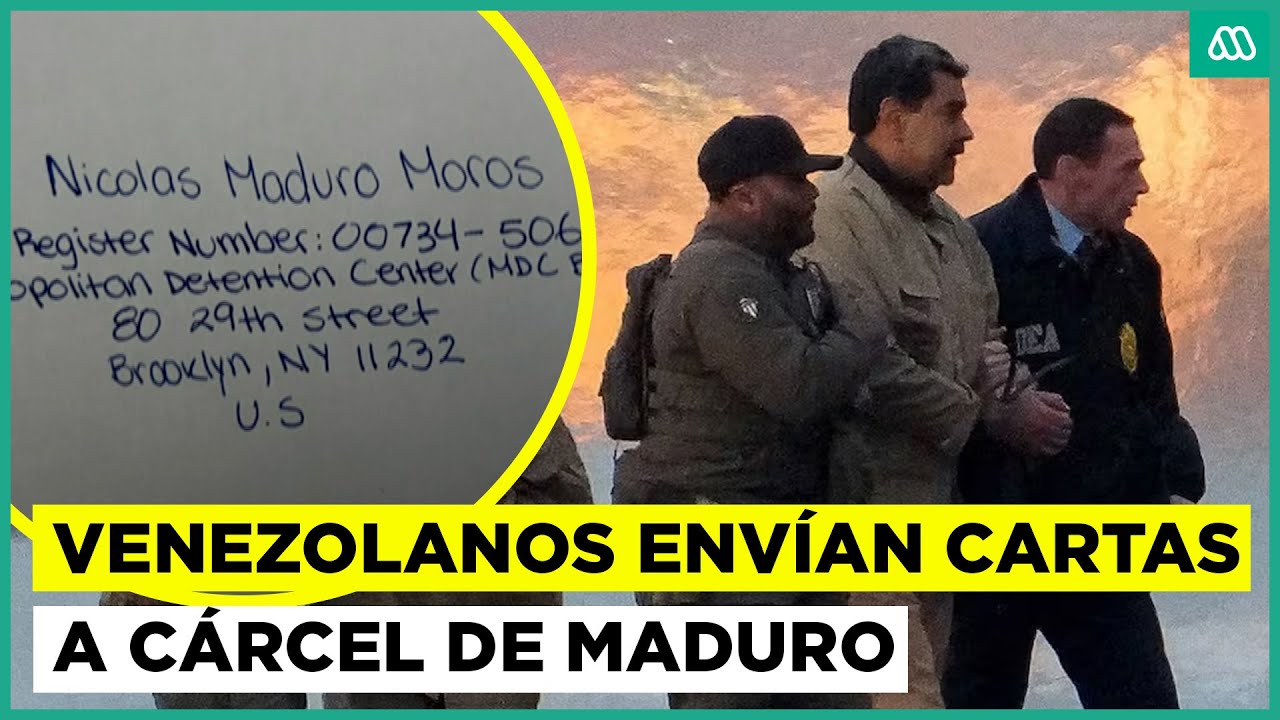 Venezolanos envían cartas a cárcel de Maduro en Nueva York: 