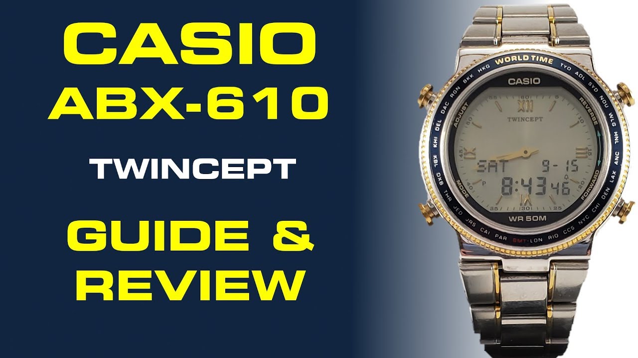 Casio Twincept Databank Watch ABX-610 Guide & Review