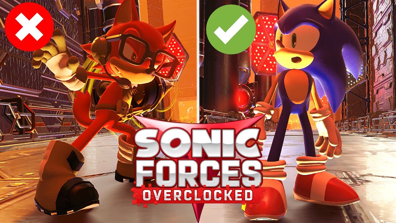 Sonic Forces Overclocked: Sonic in Avatar Stages!