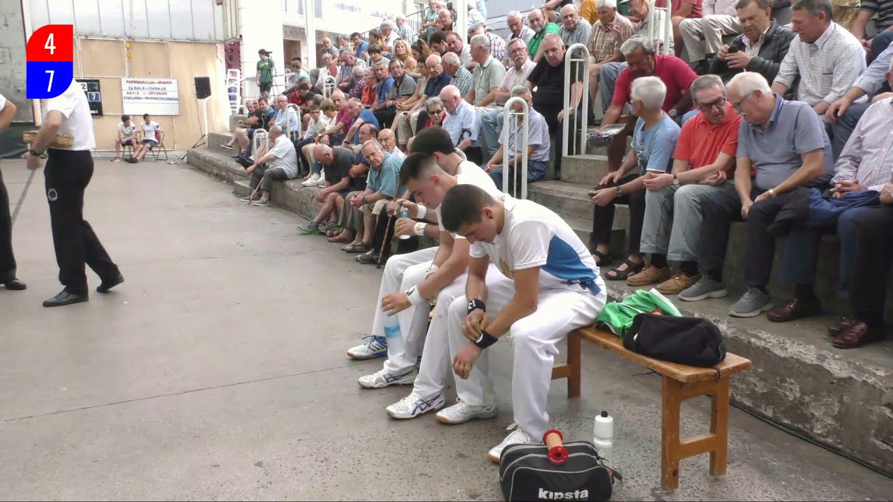 Agirreamalloa-Uranga vs Zabala-Gaskue // Astiz-Uriondo vs I. Egiguren-Mariezkurrena I (03/07/2019)