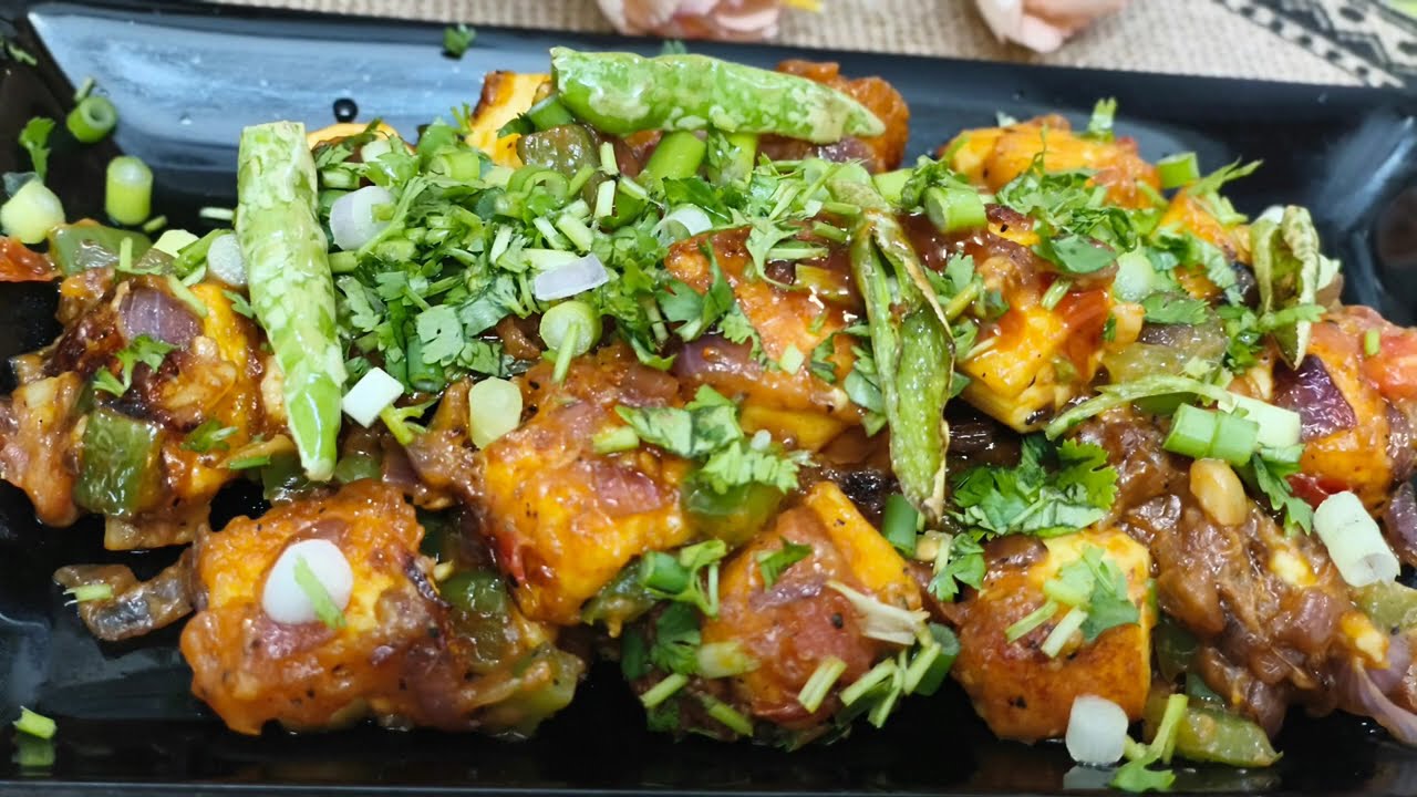 Chilli Paneer Without Deep Fry | Pan Fried Recipe | Step by Step