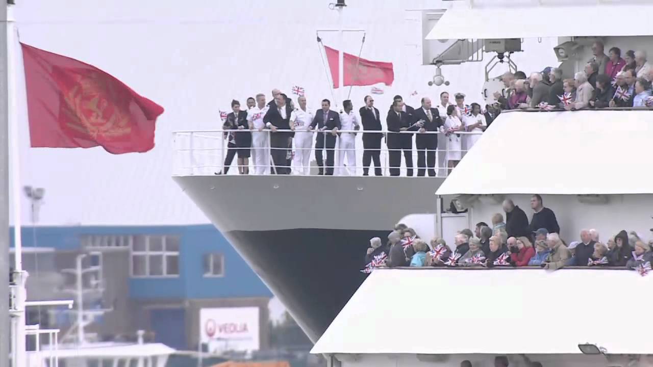 Cunard's Three Queens Arrival Into Southampton - Jubilee Celebration