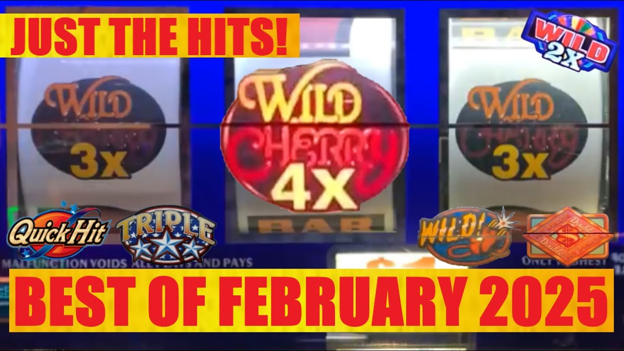 BIG WINS! Multipliers! NUDGES! Line Hits! Bonuses! QUICK HITS! Just the wins! Best of February 2025!