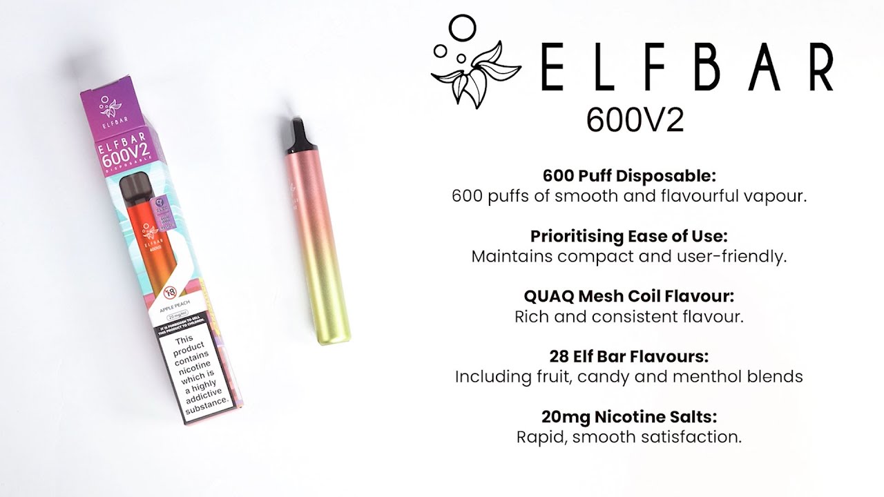Elf Bar 600 V2 Disposable Vape Unboxing & Setup