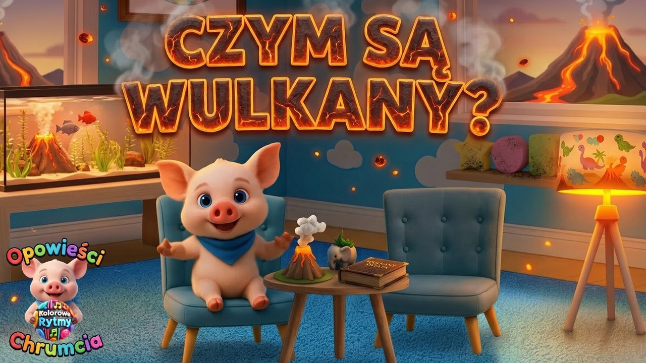 Czym są wulkany? - Opowieści Chrumcia - edukacja dla dzieci - Kolorowe Rytmy