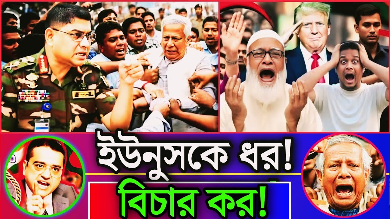 ইউনুসকে ধর,জেলে ভর! ajkar Bangla khobor, Khaled muhiuddin, live news today ,February 22, 2026