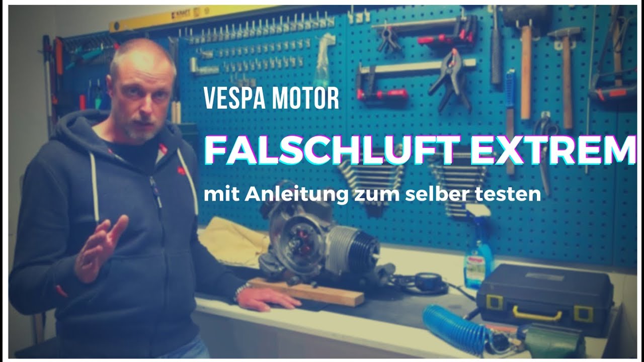 Falschluft beim Vespamotor/ Dichtigkeit beim Vespamotor / Schock beim VMC Crono 187 Projekt