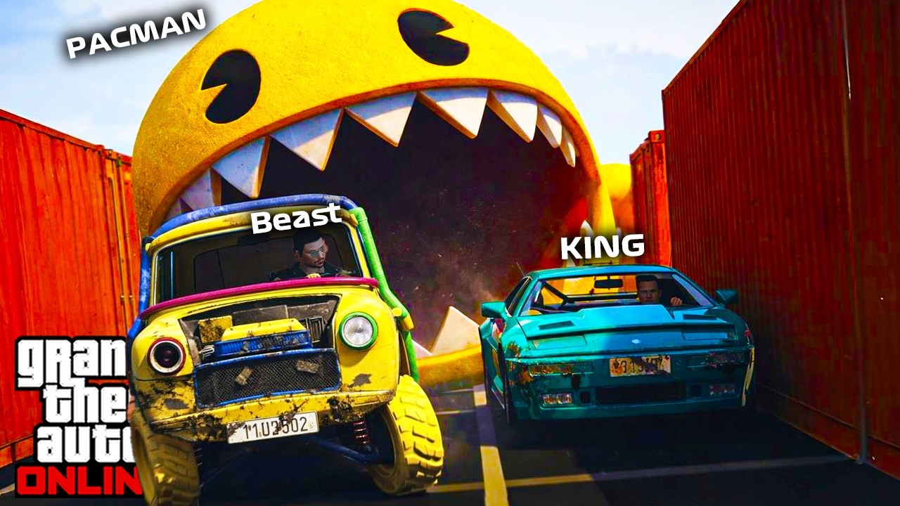 GTA 5 : WE PLAYED PACMAN IN GTA 5 BUT THERE IS A CATCH !! 😱