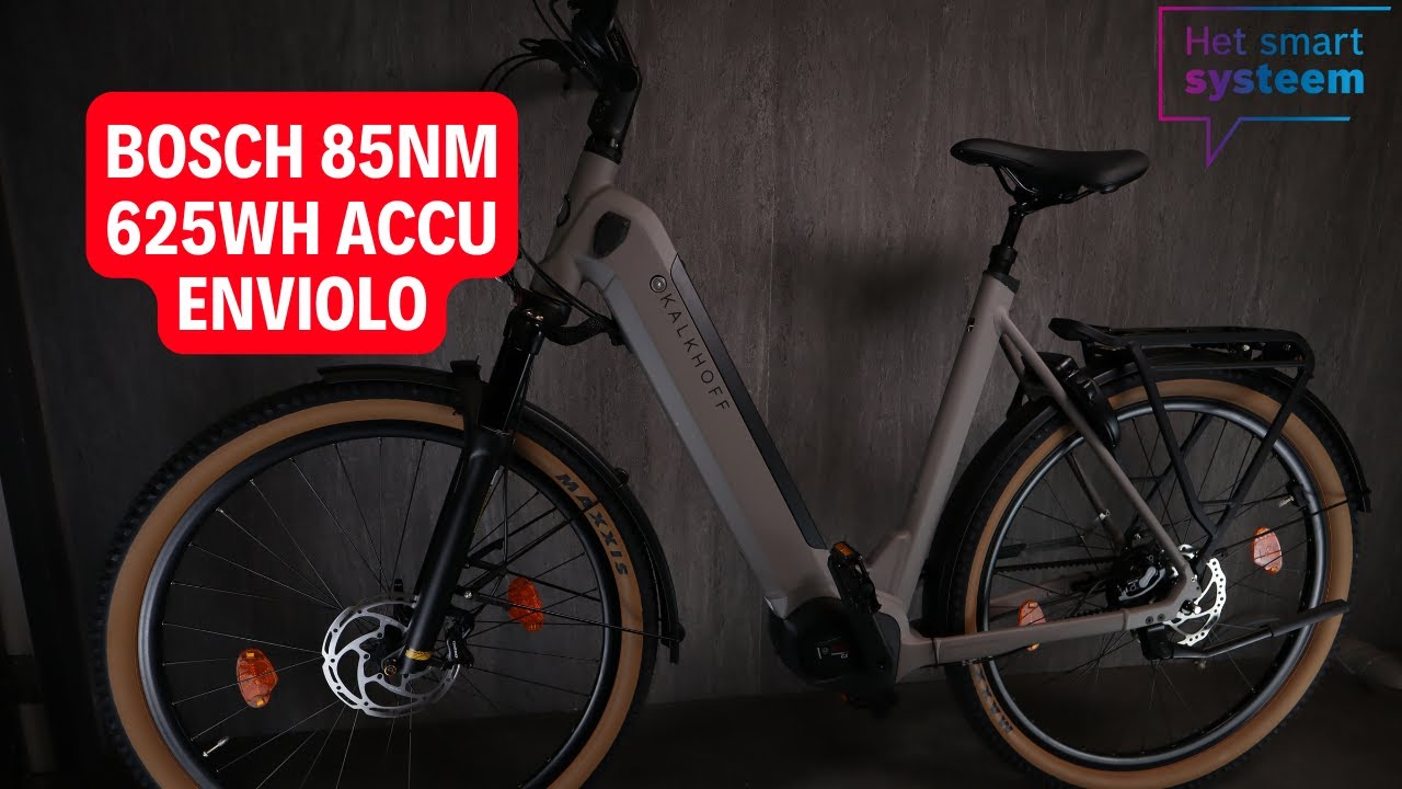 Kalkhoff Entice 5.B Excite+ 2024 | 625WH | 85NM Bosch motor | CDX Riem | Bosch Smart Systeem