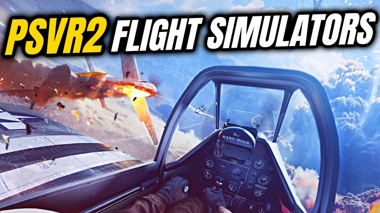 BEST VR Flight Simulators You Should Play In 2025!  For PSVR2