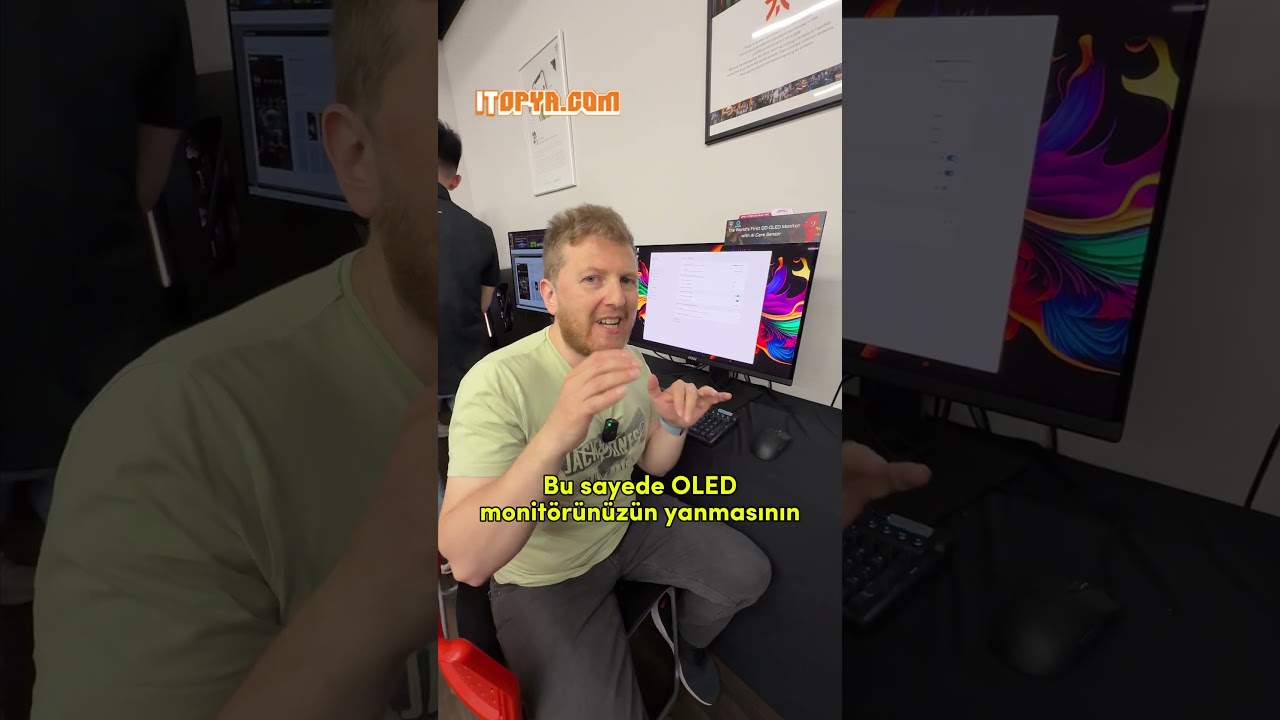 OLED Yanmasına Karşın Sens&ouml;rl&uuml; Monit&ouml;r  COMPUTEX 2025 #14 #COMPUTEX2025 #MSI #Monit&ouml;r #işbirliği